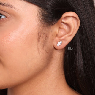Marquise Prong Solitaire Studs
