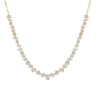 2-in-1 Fancy Diamond Tennis Necklace