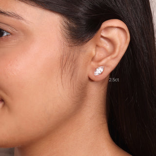 Marquise Prong Solitaire Studs