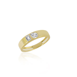 Women's Toi Et Moi Band Ring