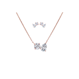 Paradoxical Love Necklace &  Earrings Set