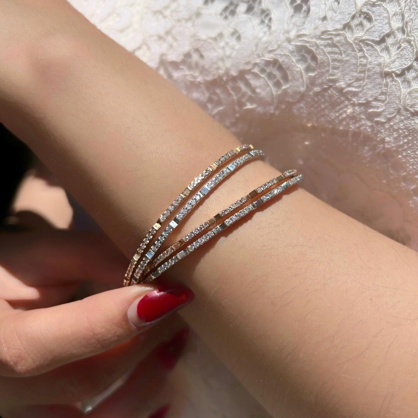 Di's Signature Modern Bangle - Main Image