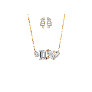 The Collective Cuts Necklace & Earrings Set