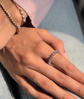 Dainty Baguette Band Ring