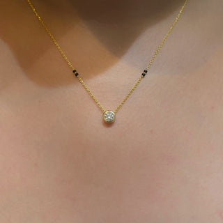 Round Bezel Mangalsutra