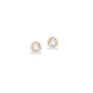 Bezel Diamond Studs