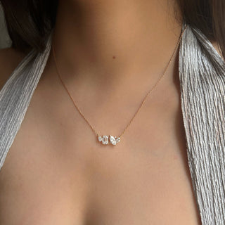 The Collective Cuts Solitaire Necklace