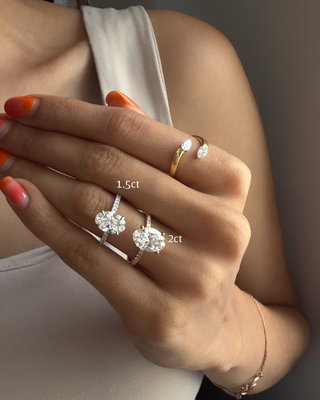Cube Oval Ring