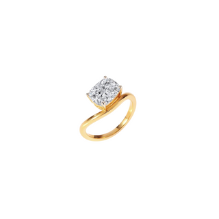 Cushion Wave Ring