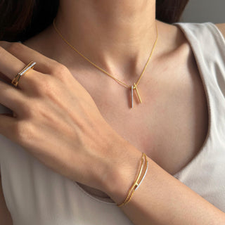 Diamond Contour Necklace