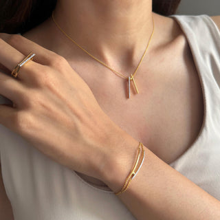 Diamond Contour Bracelet