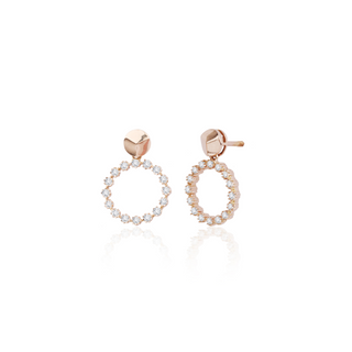 Diamond Garland Earrings