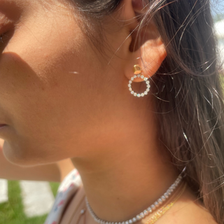 Diamond Garland Earrings