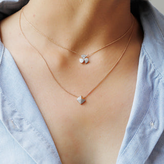 Diamond Ice Pendant Necklace