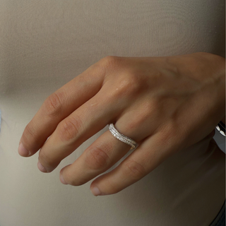 Diamond Wave Ring