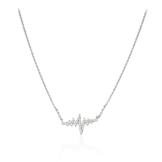 Diamond Heartbeat Necklace