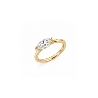 East West 0.50ct Marquise Pinky Ring