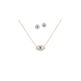 Evil Eye -Mother of Pearl Set