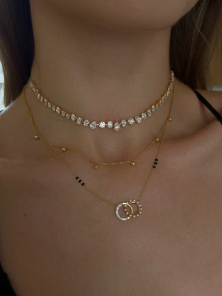 2-in-1 Fancy Diamond Tennis Necklace