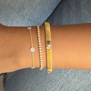 Skylight Diamond Disc Bracelet