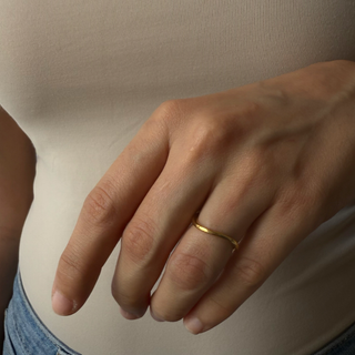 Gold Wave Ring