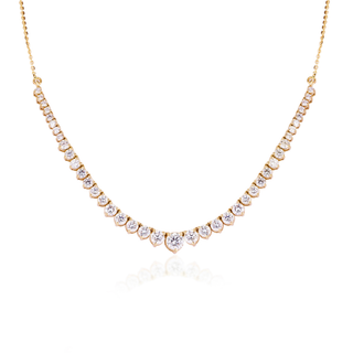 Graduation Diamond Necklace