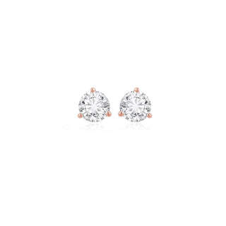 Round Prong Solitaire Studs