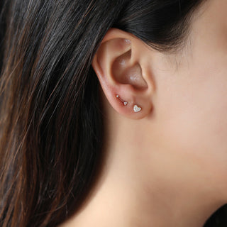 Heart Studs