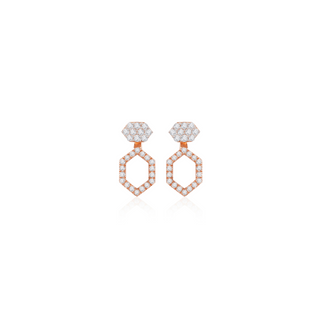 Hexagon Signature 3-in-1 Earrings