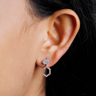 Hexagon Signature 3-in-1 Earrings