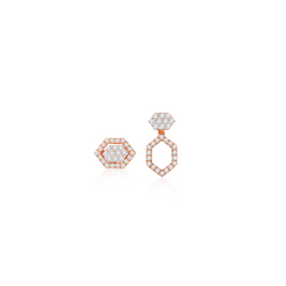 Hexagon Signature 3-in-1 Earrings