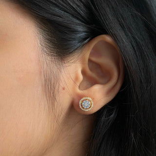 Round Stellar Cluster Earrings