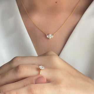 Imperial Marquise Solitaire Necklace