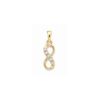 14kt Infinity Pendant Charm