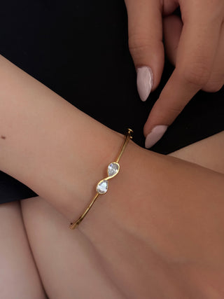Infinity Toi Et Moi Cuff Bracelet