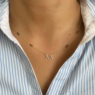 Initial Mangalsutra With 2 Letters