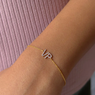 Initial Chain Bracelet