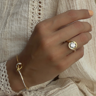 The Knot Bangle Bracelet