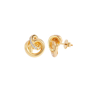 Knot Diamond Studs
