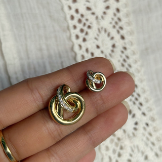 Knot Diamond Studs