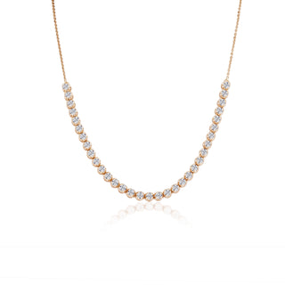 Midi Half Tennis Necklace