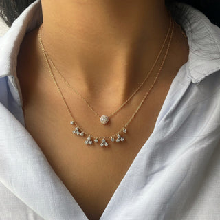 Raindrop Diamond Necklace