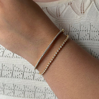 Classic Diamond Bangle Bracelet