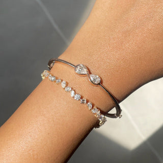 Multishape Solitaire Tennis Bracelet