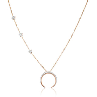 Orion Belt Moon Necklace