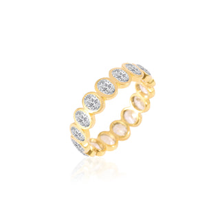 Oval Bezel Band Ring