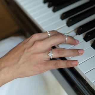 Tiara Pear Ring