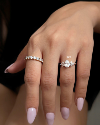 Tiara Pear Ring