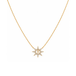 Polaris With Initials Necklace