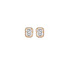 Radiant Halo Solitaire Studs